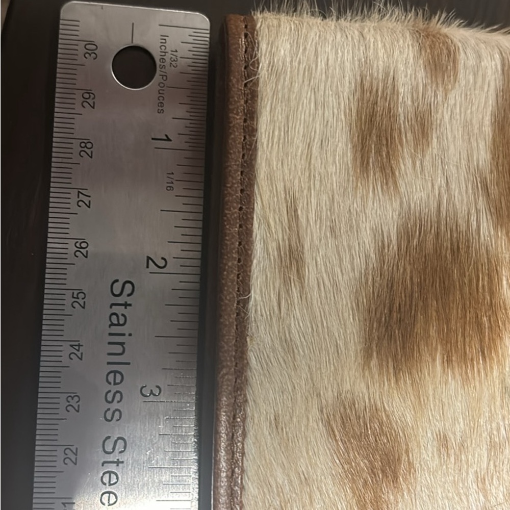 Folding genuine cowhide mens wallet. Great as a statement personal accessory .